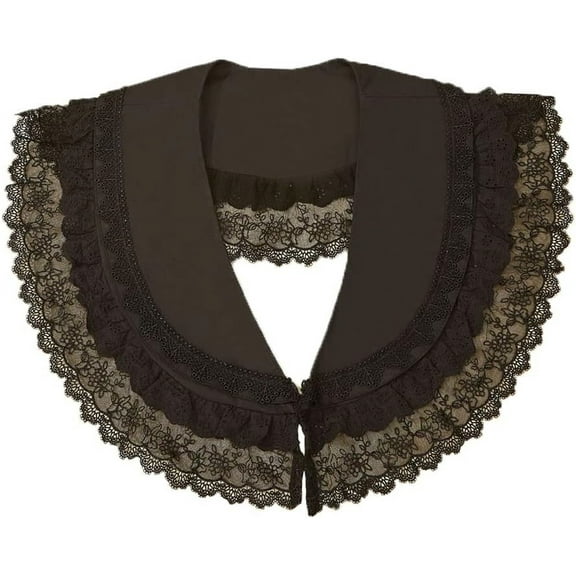 CAILDANL Detachable Choker Necklace Dickey Collar Peter Pan Fake Collar Neck Ruff Collar for Women Girl