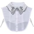 thumbnail image 1 of CAILDANL Fake Collar Detachable Blouse Collar Half Shirts Faux False Collar for Women & Girls Favors, 1 of 7