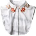 thumbnail image 1 of CAILDANL Fake Collar Detachable Blouse Collar Half Shirts Faux False Collar for Women & Girls Favors, 1 of 7
