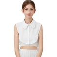thumbnail image 1 of CAILDANL Fake Collar Half Shirt Blouse Collar Collar False Collar for Women Girls, 1 of 7