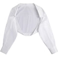 thumbnail image 1 of CAILDANL Fake Collar Long Sleeves Detachable Blouse False Collar Half Shirt Blouse Collar, 1 of 9
