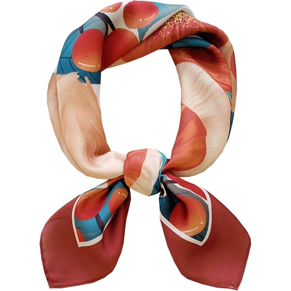 CAILDANL Hair Bandanas Scarf For Women Lightweight Fashion Neck Silk Satin Head Scarves For Sleeping Handbags Scarf