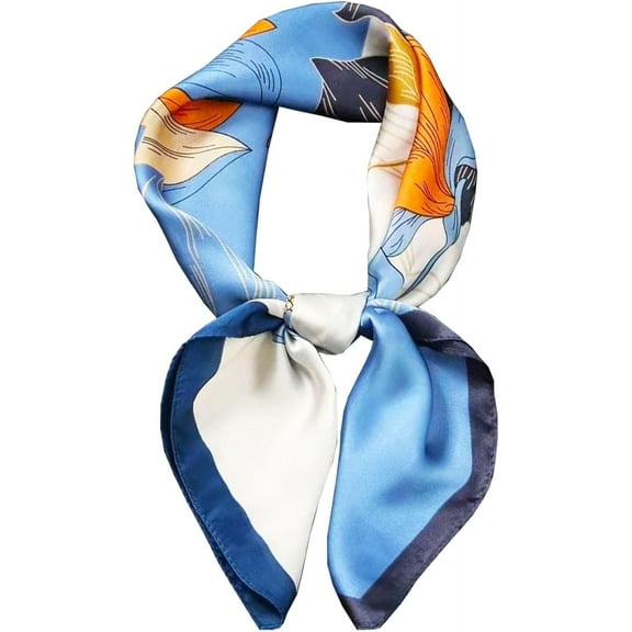 CAILDANL Hair Bandanas Scarf For Women Lightweight Fashion Neck Silk Satin Head Scarves For Sleeping Handbags Scarf