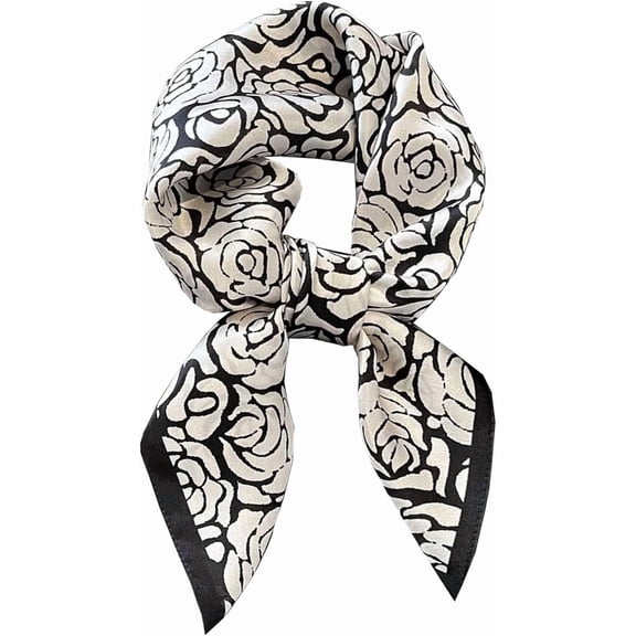 CAILDANL Hair Bandanas Scarf For Women Lightweight Fashion Neck Silk Satin Head Scarves For Sleeping Handbags Scarf