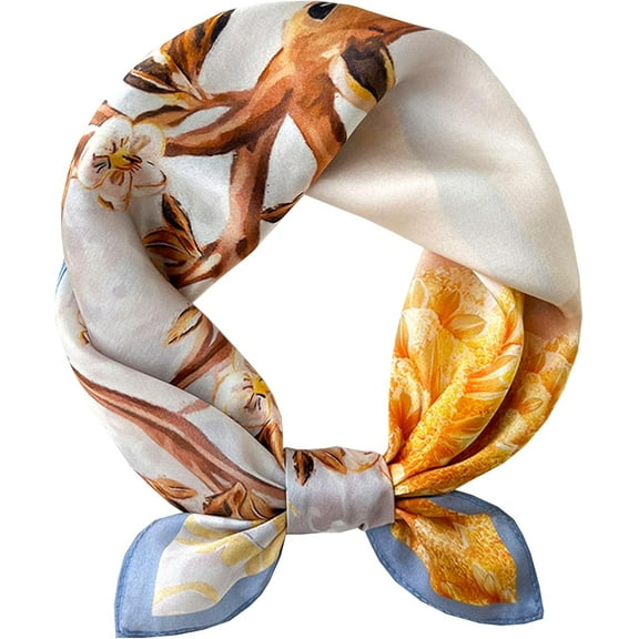 CAILDANL Hair Bandanas Scarf For Women Lightweight Fashion Neck Silk Satin Head Scarves For Sleeping Handbags Scarf