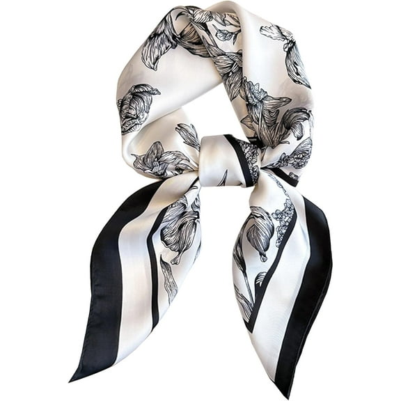 CAILDANL Hair Bandanas Scarf For Women Lightweight Fashion Neck Silk Satin Head Scarves For Sleeping Handbags Scarf