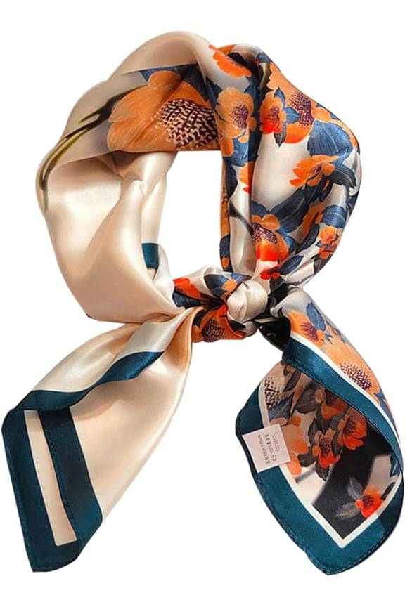 Hair Bandanas Scarf For Women Lightweight Fashion Neck Silk Satin Head Scarves For Sleeping Handbags Scarf