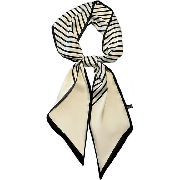 CAILDANL Hair Scarf for Women Fashion Silky Satin Headscarf Wrap Breathable Lightweight Neck Scarves For Handbag Accessories