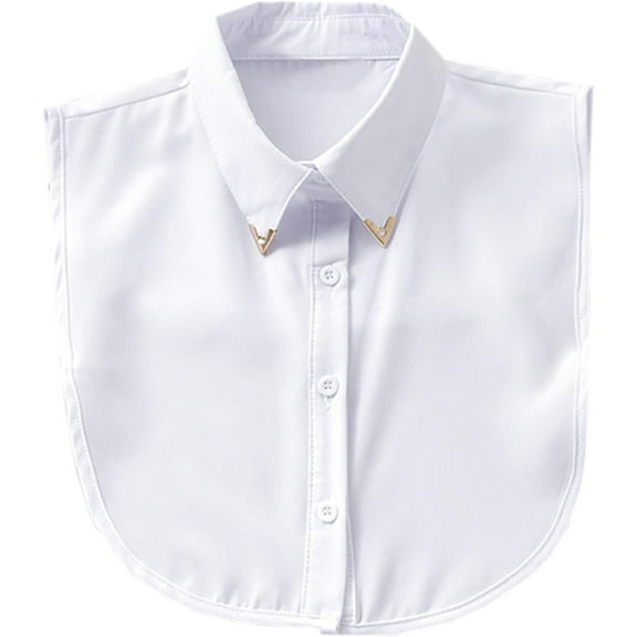 CAILDANL Half Shirts Layering for Women,Detachable Dickey Collar Blouse Half Shirts False Collar