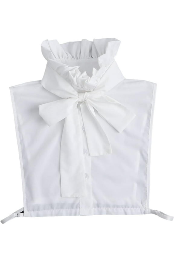 Half Shirts Layering for Women,Detachable Dickey Collar Blouse Half Shirts False Collar