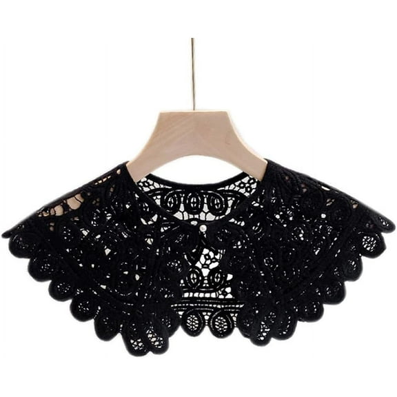 CAILDANL Hollow crochet flowers Detachable Collar Shawl fake collar false collar
