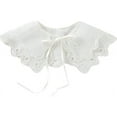 thumbnail image 1 of CAILDANL Lace Fake Collar Detachable Blouse Collar Little Shawl Top Decorative Collar for Women Girls, 1 of 4