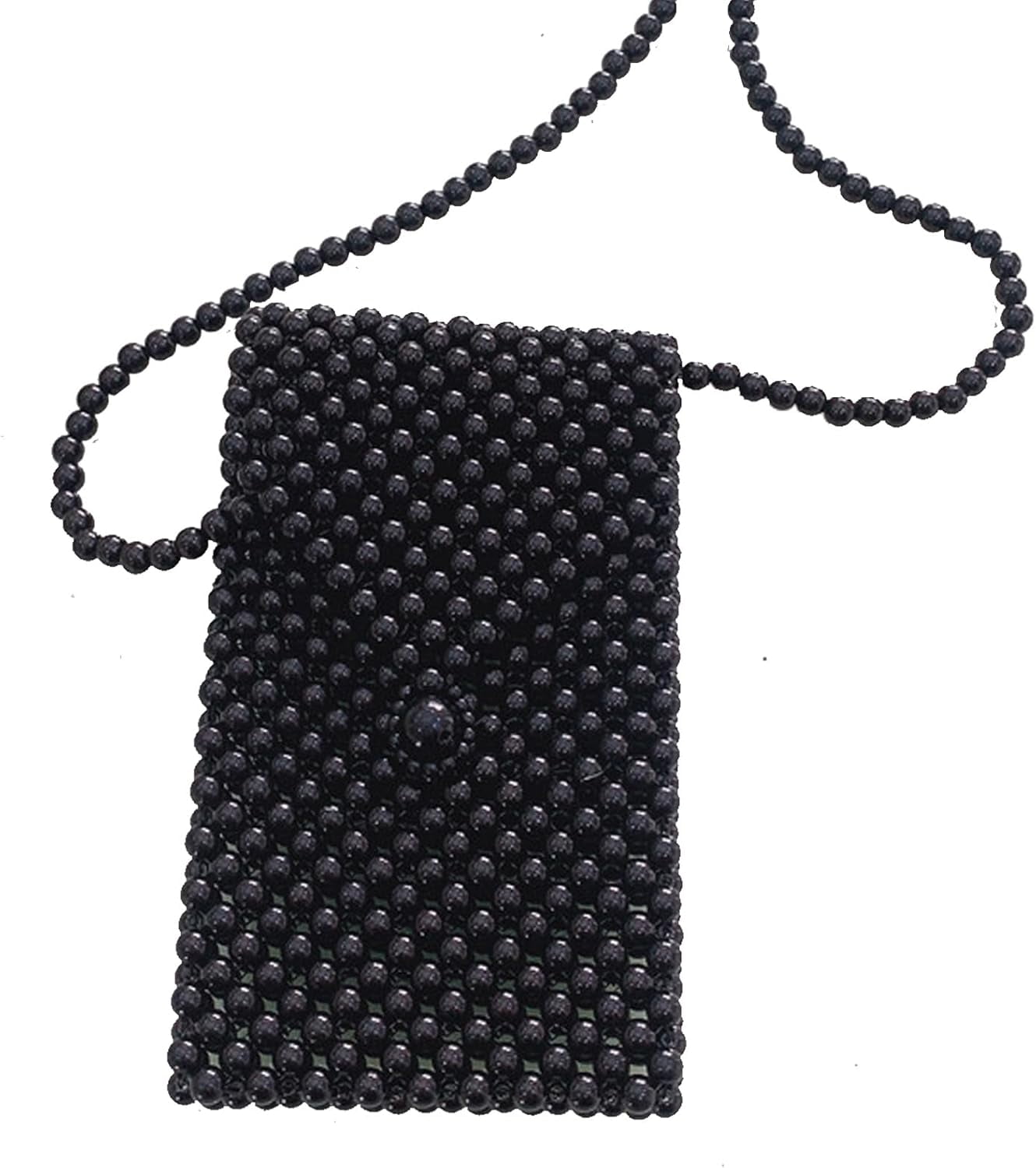 CAILDANL Luxury Pearl Bag Chain Bag Purse Shoulder Bag for Women,Artificial Pearl Clutch Crossbody Beaded Evening Bag for Party