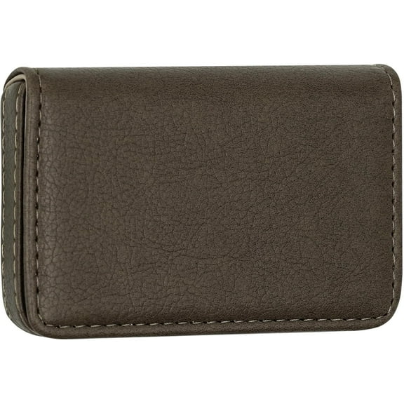 CAILDANL RFID Blocking Wallet - Minimalist Leather Business Credit Card Holder with Magnetic, Blue, Small