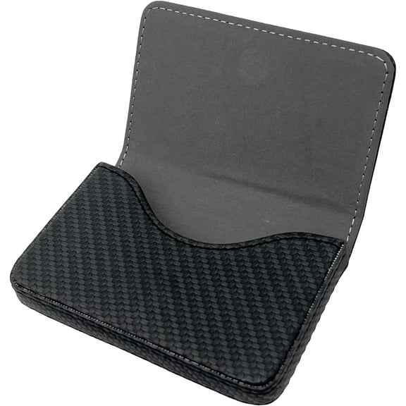 CAILDANL RFID Blocking Wallet - Minimalist Leather Business Credit Card Holder with Magnetic, Blue, Small