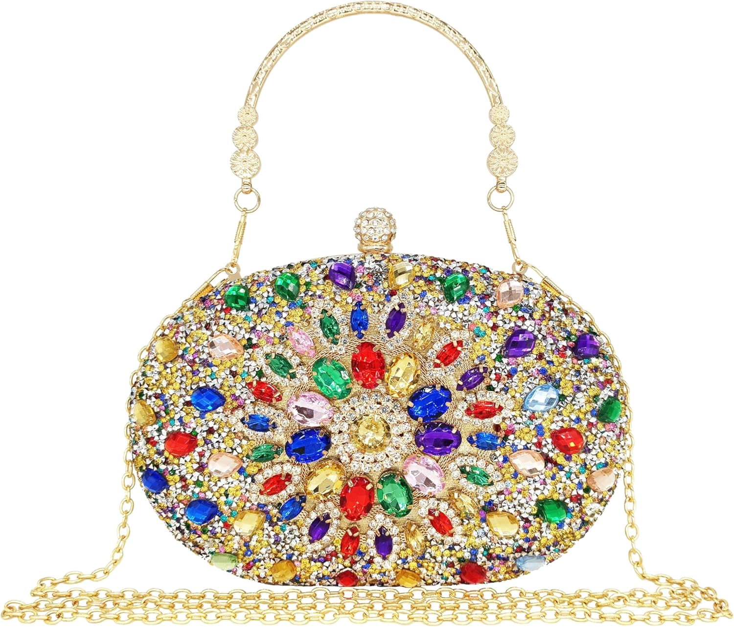CAILDANL Rhinestone Clutch Purses for Women Evening Wedding Formal ...