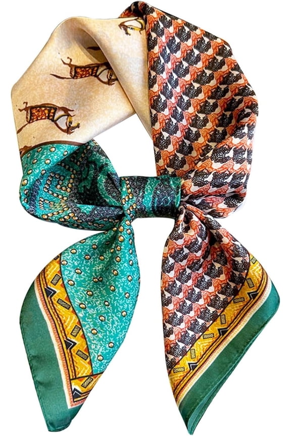 Satin Bandanas Head Scarf For Women Hair Scarves Accessories Lightweight Fashion Wrap Neck Silk Sleeping Headscarf