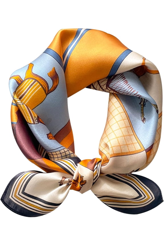 Satin Bandanas Head Scarf For Women Hair Scarves Accessories Lightweight Fashion Wrap Neck Silk Sleeping Headscarf