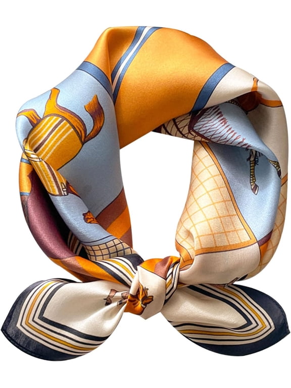 Satin Bandanas Head Scarf For Women Hair Scarves Accessories Lightweight Fashion Wrap Neck Silk Sleeping Headscarf