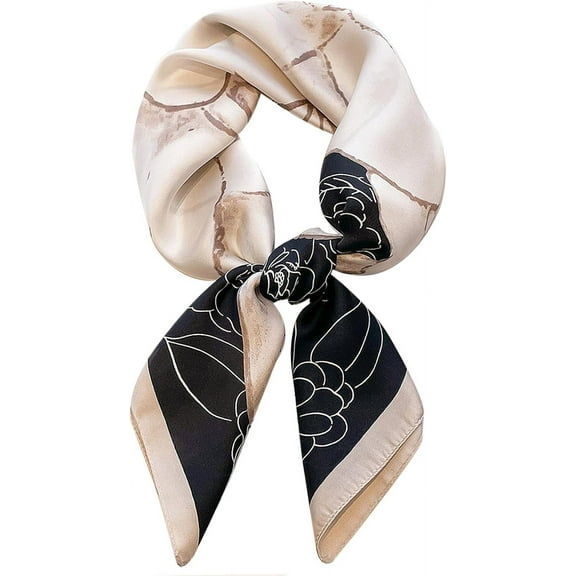 CAILDANL Satin Bandanas Head Scarf For Women Hair Scarves Accessories Lightweight Fashion Wrap Neck Silk Sleeping Headscarf