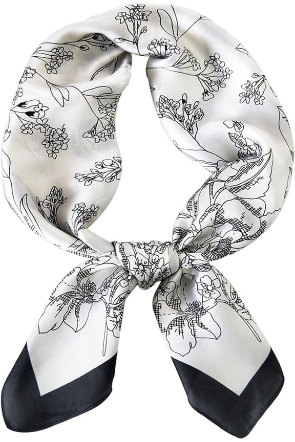 Satin Bandanas Head Scarf For Women Hair Scarves Accessories Lightweight Fashion Wrap Neck Silk Sleeping Headscarf