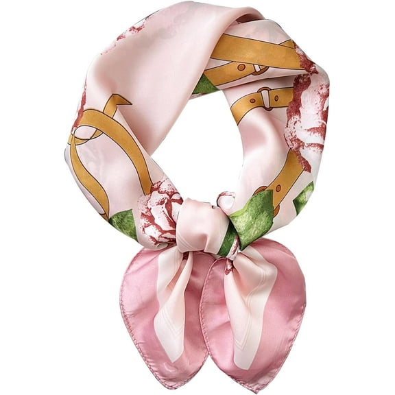 CAILDANL Satin Bandanas Head Scarf For Women Hair Scarves Accessories Lightweight Fashion Wrap Neck Silk Sleeping Headscarf