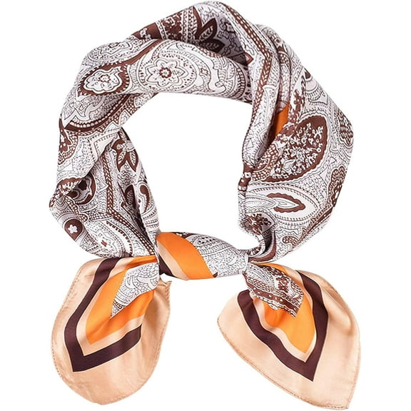 CAILDANL Satin Bandanas Head Scarf For Women Hair Scarves Accessories Lightweight Fashion Wrap Neck Silk Sleeping Headscarf