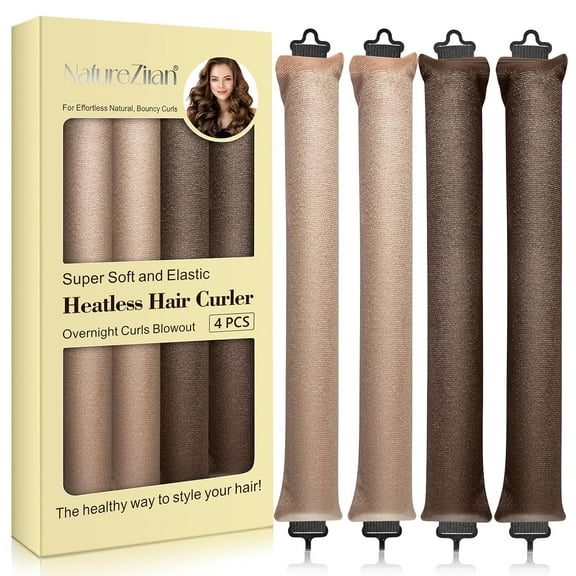 CAILDANL Satin Heatless Hair Curlers Curling - Overnight Blowout Curls Rods for hair - Flexi Rods for Heatless Curls - No Heat Hair Curlers to Sleep In - Curling Rod Curlers for Short Hair