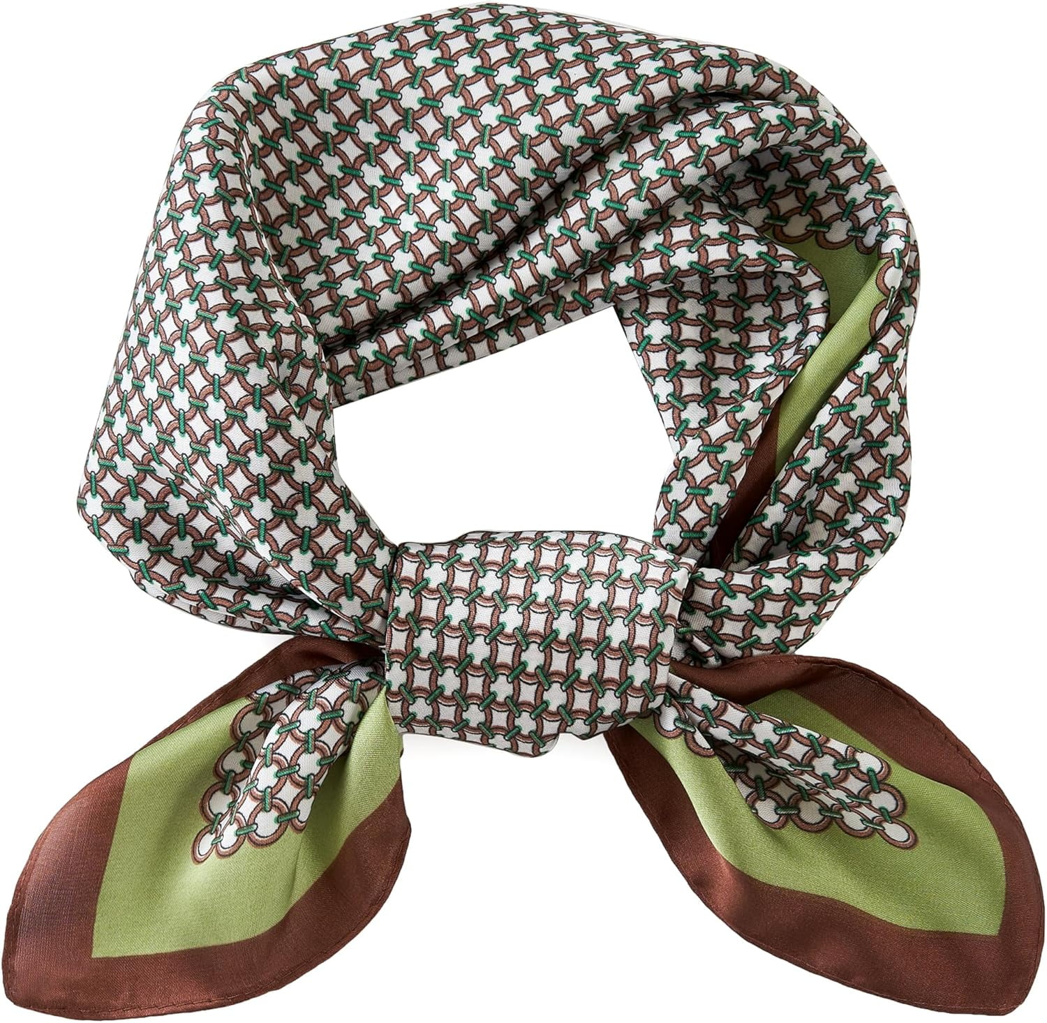CAILDANL Scarf for Women 27.5”x 27.5”Silk Scarf Square Satin Head Scarf