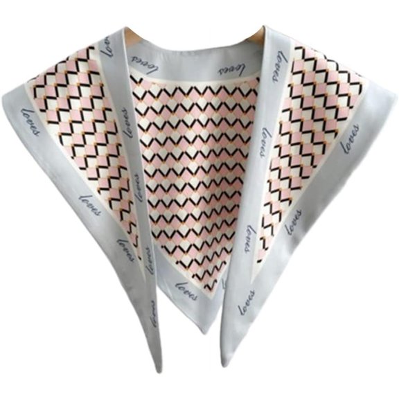 CAILDANL Shawl Detachable Universal Triangle Scarf Shoulder Cape Wrap Multiple Pattern Printing Fake Collar