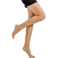 thumbnail image 1 of CAILDANL Sheer Knee High Stockings for Women, 6/12 Pairs Nylon Trouser Socks, 1 of 6