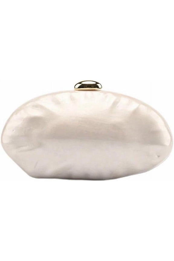 Shell Acrylic Evening Clutch Purse for Women Egg Shape Acrylic Handbags Oval Wedding Party Shoulder Crossbody Bag