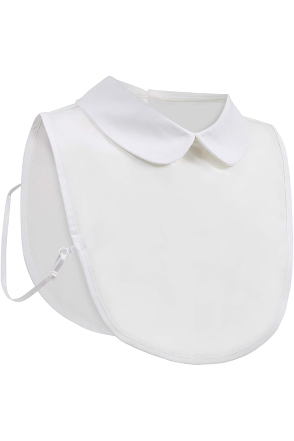 Shinywear Ruffles Turtle Neck False Shirt Collar Lace Crystal Pearls Decorative Dicky Choker Detachable Doll Lapel Blouse
