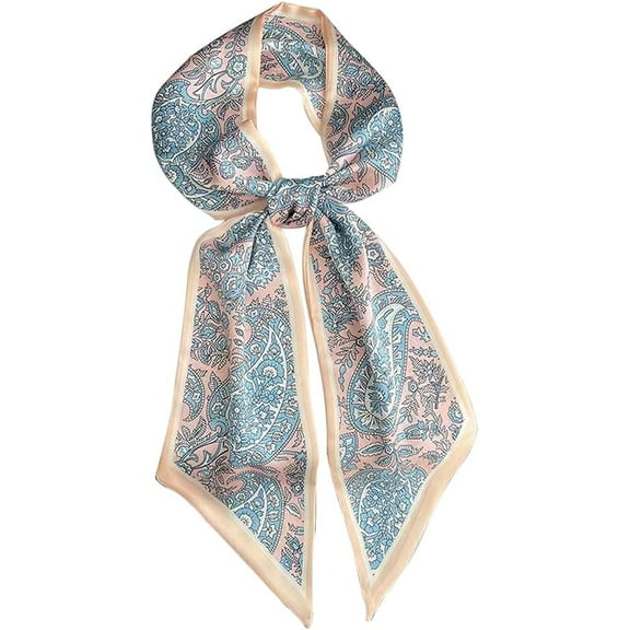 CAILDANL Silk Feeling Head Scarf Fashion Satin Hair Scarf Square Scarves for Women Gifts 27.5×27.5 inches