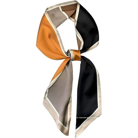 CAILDANL Silk Feeling Head Scarf Fashion Satin Hair Scarf Square Scarves for Women Gifts 27.5×27.5 inches