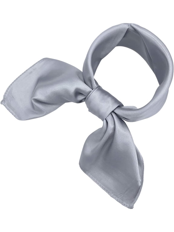 Silk Like Scarf Women’s Fashion Pattern Large Square Satin Headscarf Headdress 24''x24''