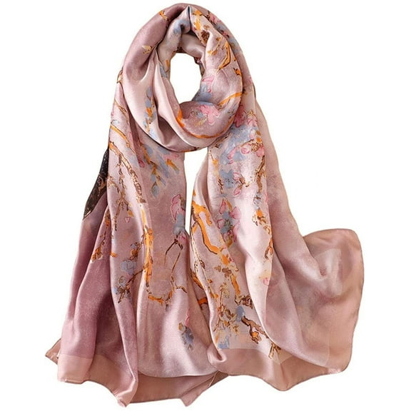 CAILDANL Silk Scarf Mulberry Silk Fashion Scarves Long Lightweight Shawl Wrap …