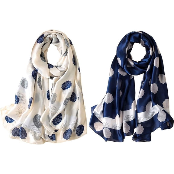 CAILDANL Silk Scarf Mulberry Silk Fashion Scarves Long Lightweight Shawl Wrap …