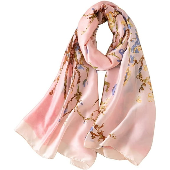 CAILDANL Silk Scarf Mulberry Silk Fashion Scarves Long Lightweight Shawl Wrap …