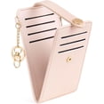 thumbnail image 1 of CAILDANL Slim Wallet for Women,RFID Blocking Bifold Credit Card Holder with Zipper Coin Pocket,ID Window,Keychain, 1 of 5