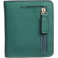 thumbnail image 1 of CAILDANL Small Wallet for Women, Slim Bifold Credit Card Holder, Compact RFID Blocking Cash Wallet, Billfolds Thin Leather Zipper Pocket, Mini Wallet Gift for Ladies Teen Girls Travel with ID Window, 1 of 6