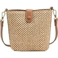 thumbnail image 1 of CAILDANL Straw Beach Bags For Women Rattan Purse Summer Straw Cross-body Bag Raffia Handbag Purses Shoulder Bag Small Bucket Bag 2025, 1 of 8