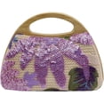 thumbnail image 1 of CAILDANL Straw Clutch Handbags Women Beach Crossbody Hand-woven Summer Purse Wallet Top handle Evening Bag for Wedding Party, 1 of 6