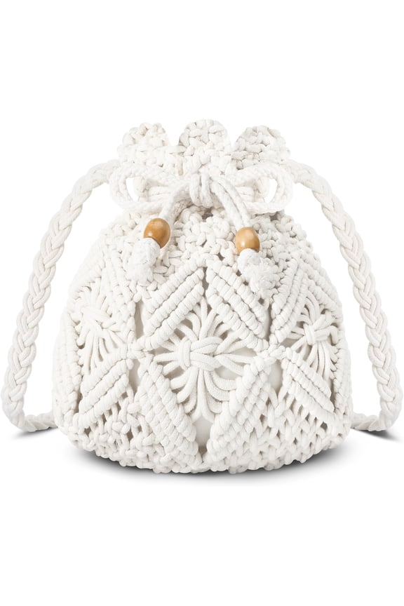 Summer Purse - Woven Crossbody Bags Boho Crossbody Purses for Women Crochet Handbags Shoulder Bag Handbags 2025
