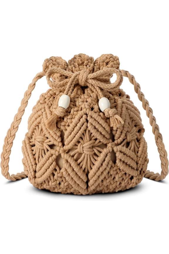 Summer Purse - Woven Crossbody Bags Boho Crossbody Purses for Women Crochet Handbags Shoulder Bag Handbags 2025