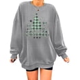 thumbnail image 1 of CAILDANL Sweatshirt for Women Crewneck Tree Long Sleeve Shirt Xmas Holiday Party Pullover Sweater Tops, 1 of 2
