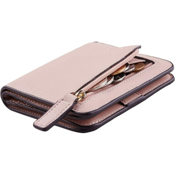 CAILDANL Wallet Women Rfid Blocking Small Compact Bifold Luxury Leather Pocket Wallet Ladies Mini Purse with ID Window