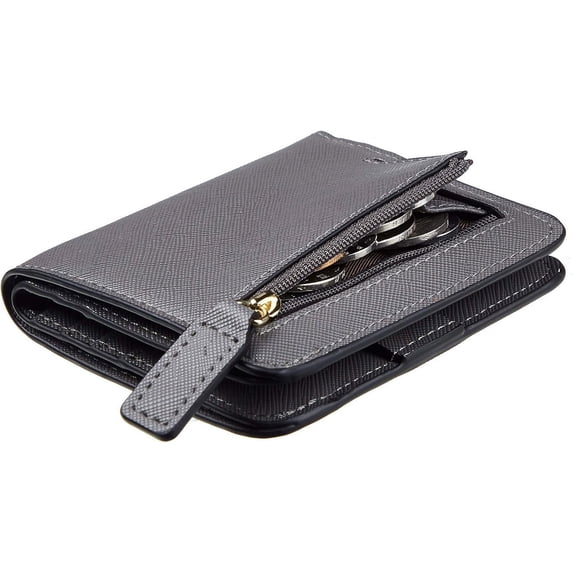CAILDANL Wallet Women Rfid Blocking Small Compact Bifold Luxury Leather Pocket Wallet Ladies Mini Purse with ID Window