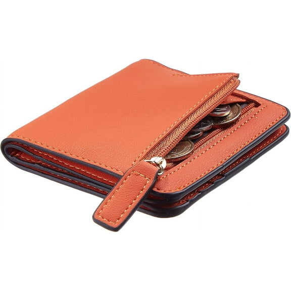 CAILDANL Wallet Women Rfid Blocking Small Compact Bifold Luxury Leather Pocket Wallet Ladies Mini Purse with ID Window