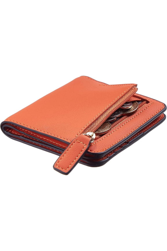Wallet Women Rfid Blocking Small Compact Bifold Luxury Leather Pocket Wallet Ladies Mini Purse with ID Window